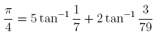 arctan formula